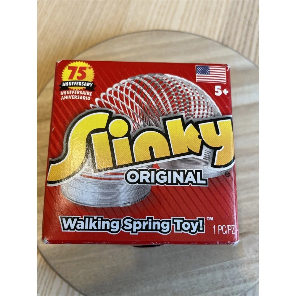 Just Play The Original Slinky‎ Walking Spring Toy 75th Anniversary Made Of Metal